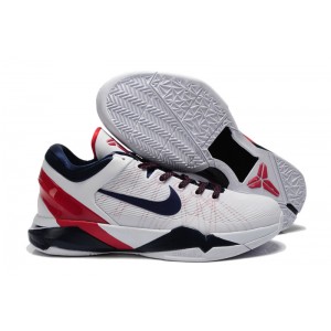 Nike Zoom Kobe 7 blanc marine noir rouge