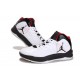 chaussures nike de basket flight aero blanc noir rouge
