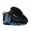 chaussure de basket jordan 9 noir bleu