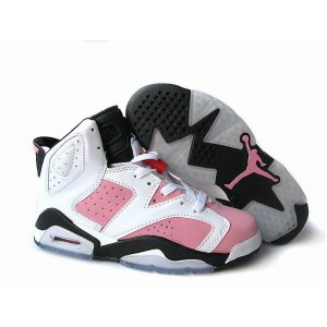 Jordan 6 femme blanc et rose