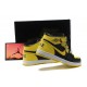 air jordan 1 retro pour enfant noir jaune