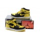 air jordan 1 retro pour enfant noir jaune