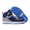 Chaussures Jordan 60 marine bleu gris