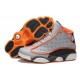 jordan 13 gris et orange