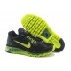 Nike Air Max 2013 iD Chaussure de course noir vert