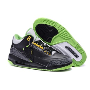 courir air jordan 3 noir et vert