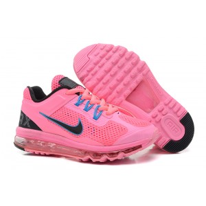 chaussure air max enfants rose noir