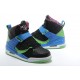 jordan flight 45 femme noir vert bleu