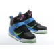 jordan flight 45 femme noir vert bleu