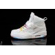 air jordan flight 45 hi femme blanc rainbow semelle