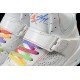 air jordan flight 45 hi femme blanc rainbow semelle