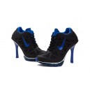 chaussure basquette talon aiguille nike noir bleu 2014