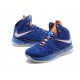 Nike LeBron X EXT suede bleu