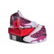 chaussures jordan 13 femme Leopard rose blanc