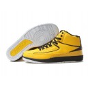 Chaussures Nike Air Jordan Retro 2 QF (Del Sol Noir Jaune)