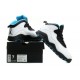 jordan 10 blanc noir bleu pour femme