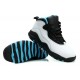 jordan 10 blanc noir bleu pour femme