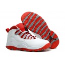 chaussures jordan femme 10 blanc rouge gris