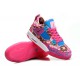 chaussure michael jordan pour fille 4 rose fleuri