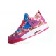 chaussure michael jordan pour fille 4 rose fleuri