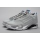 vente air jordan 14 Loup gris bleu pas cher