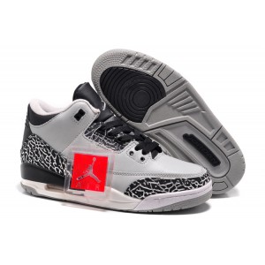 basket jordan femme 3 gris noir