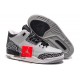 basket jordan femme 3 gris noir