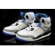 jordan spizike 3.5 femme blanc bleu sport