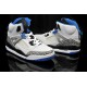 jordan spizike 3.5 femme blanc bleu sport