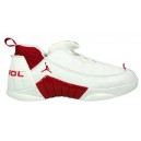 Chaussures Air Jordan 15 Low blanc carmine