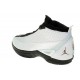 Chaussures Air Jordan 15 XV SE blanches argent noir or