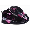 Nike Air Jordan 8 pour fille daim rose noir