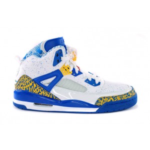 Air Jordan Spizike bleu blanc jaune Do the Right Thing