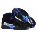 Nike air jordan viii noir bleu glow