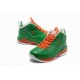 Les jordan pour fille melo m8 vert orange