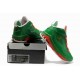 Les jordan pour fille melo m8 vert orange